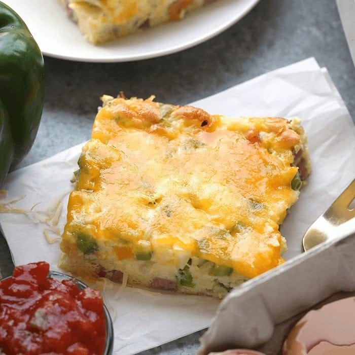 Healthy Denver Omelet Egg Bake: Easy Crowd-Pleasing Brunch